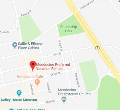map of Mendocino